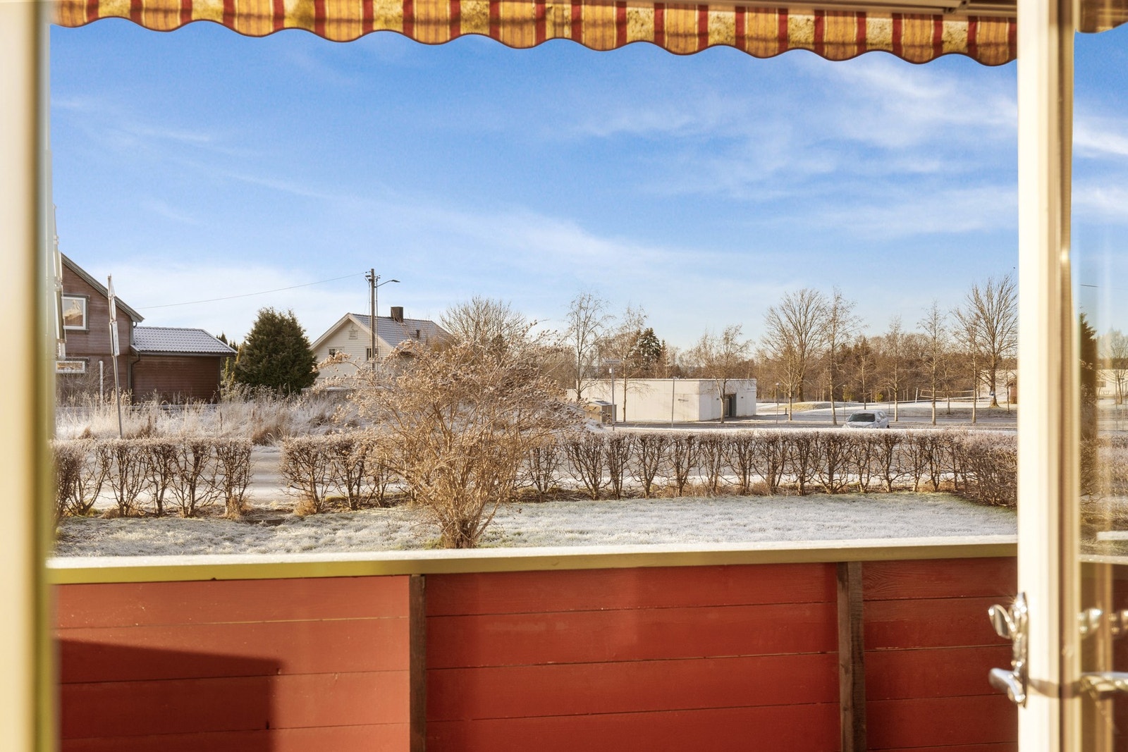Utsikt fra balkongen Galleribilde