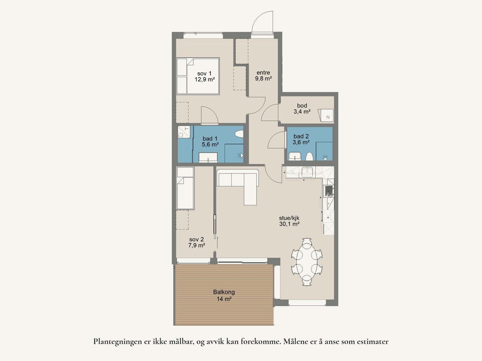 Plantegning Galleribilde