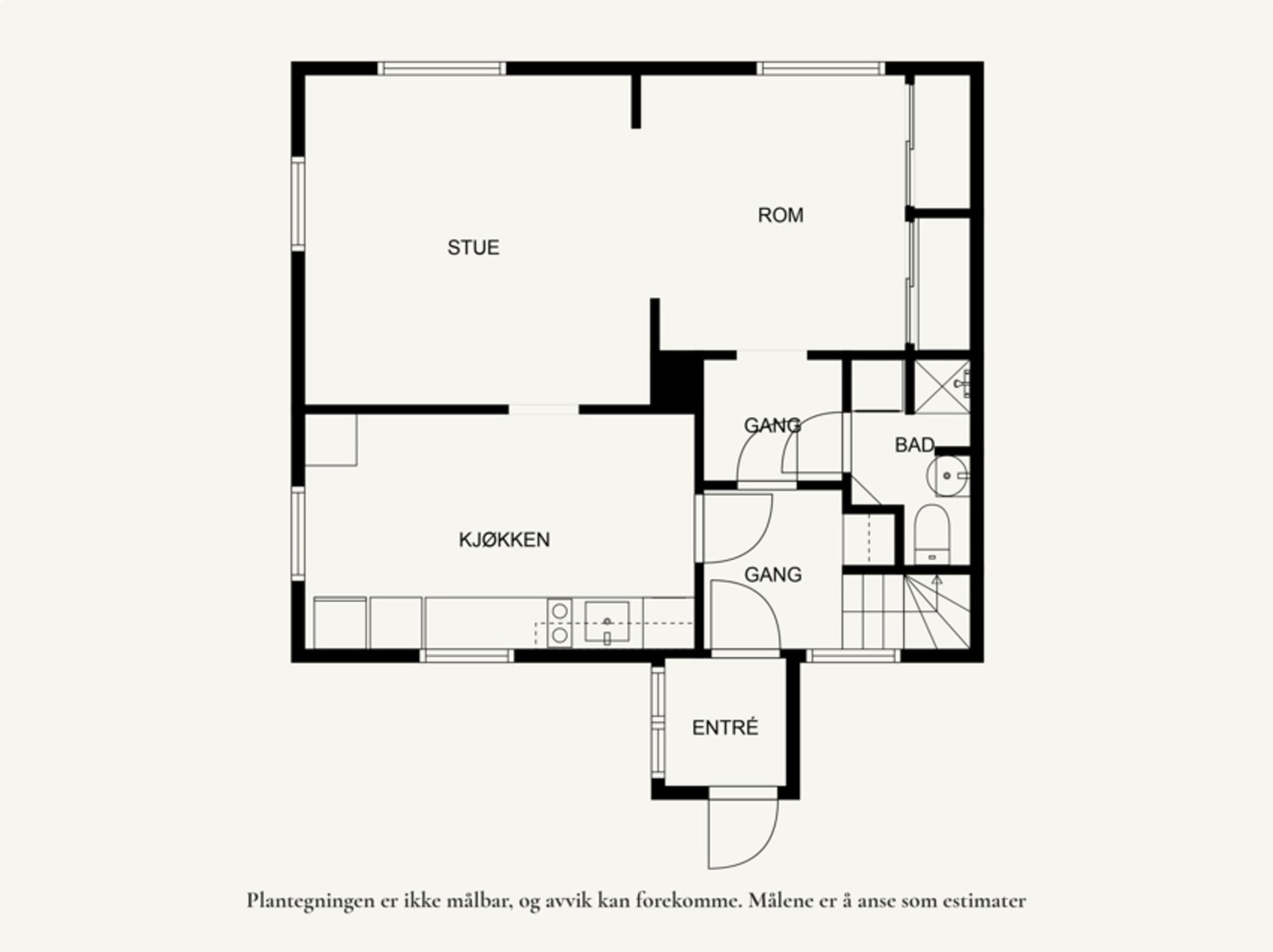 Plantegning - 1.etg Galleribilde