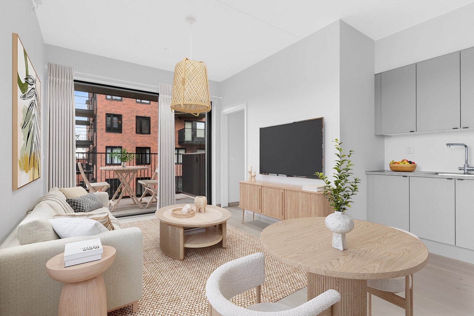 Dette er en godt utnyttet 3-roms leilighet som ble ferdigstilt i 2023 med en svært sentral beliggenhet i Lørenskog sentrum! Galleribilde