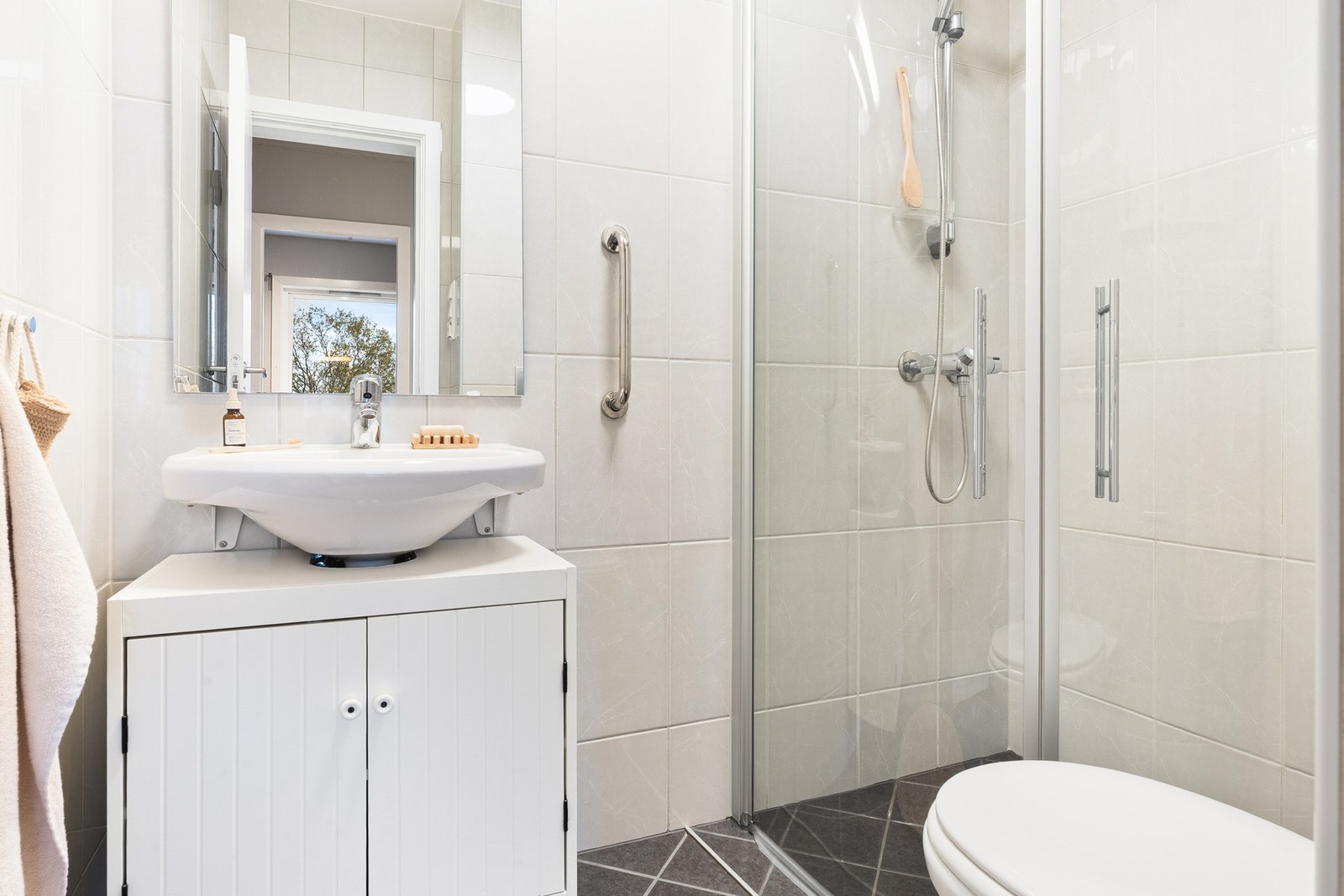 Badet har god funksjonalitet. Galleribilde