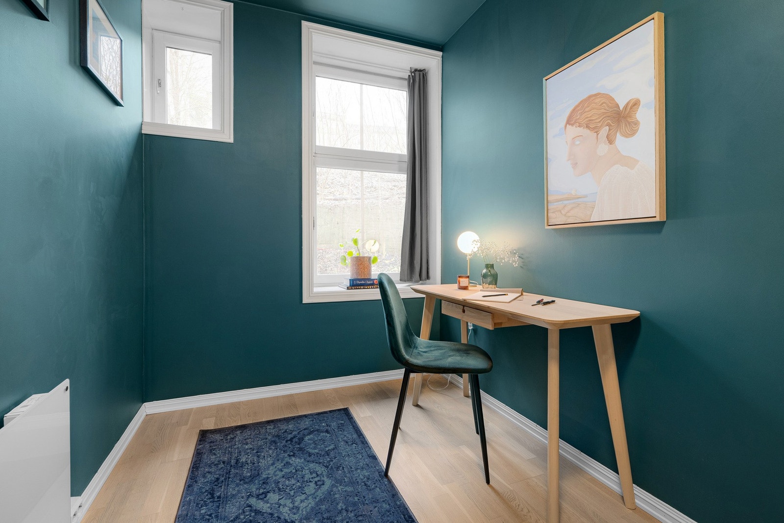 Det andre soverommet egner seg godt som barnerom, kontor eller gjesterom. Galleribilde