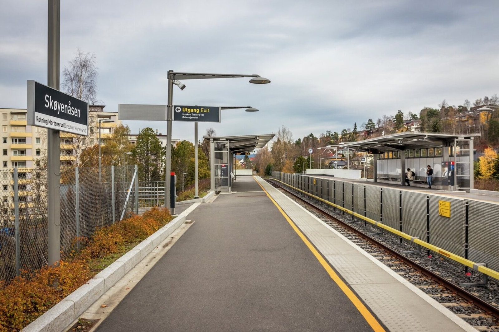 Skøyenåsen t-bane stasjon er lett tilgjengelig og befinner seg like i nærheten Galleribilde