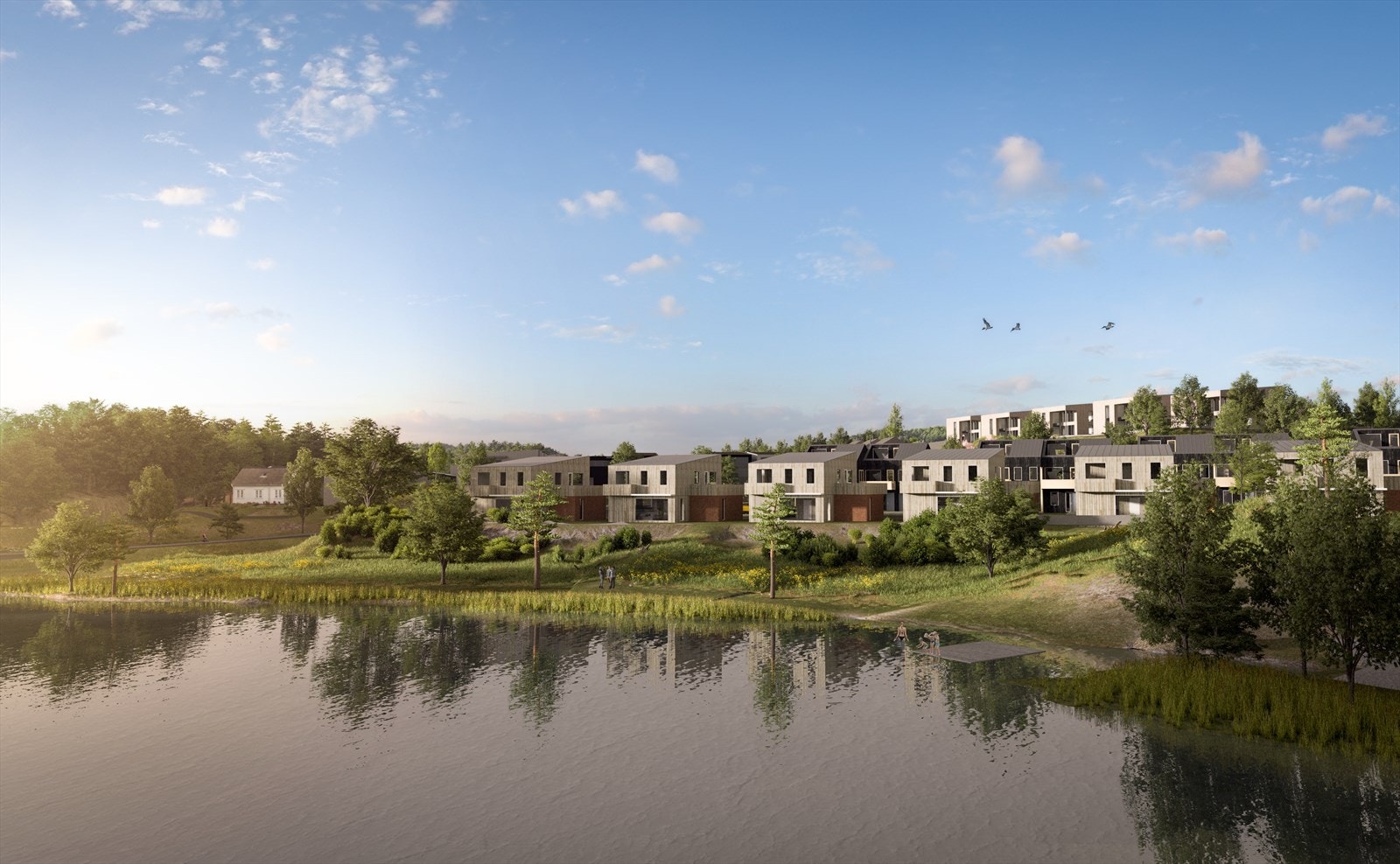 Velkommen til Sommerro, her på Drangsvann! Nydelig solrike tomter til salgs mot Langetjønn Galleribilde