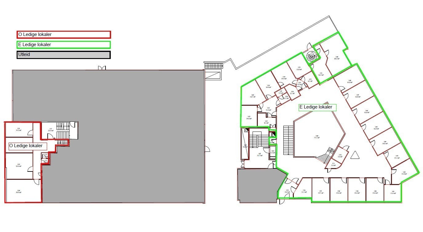 Tegning plan 1 Galleribilde