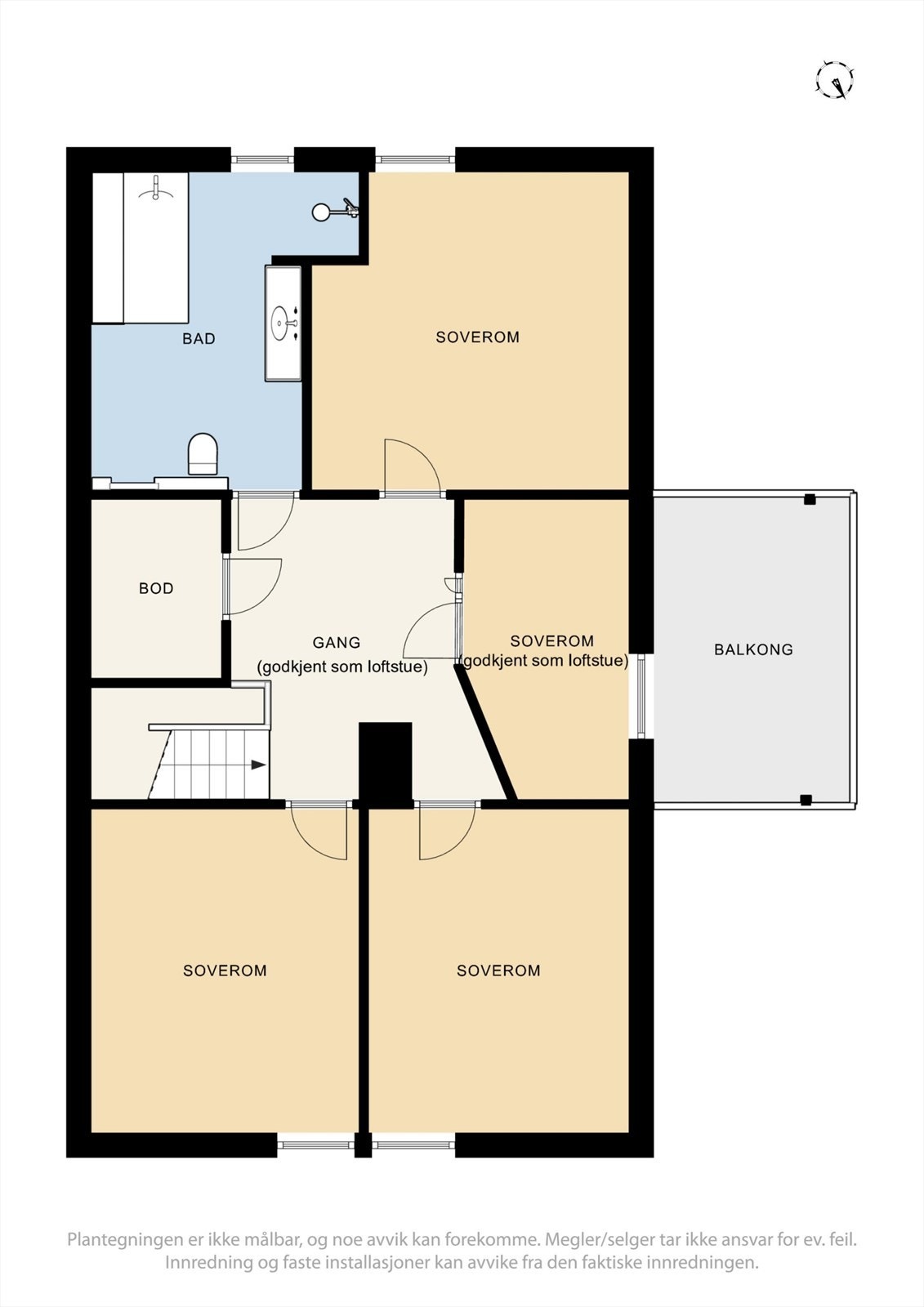 Plantegning 2.etasje. Galleribilde