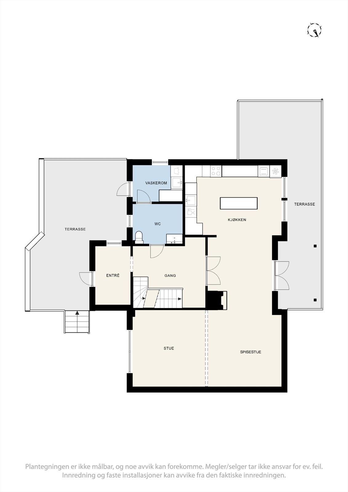 Plantegning 1.etasje. Galleribilde