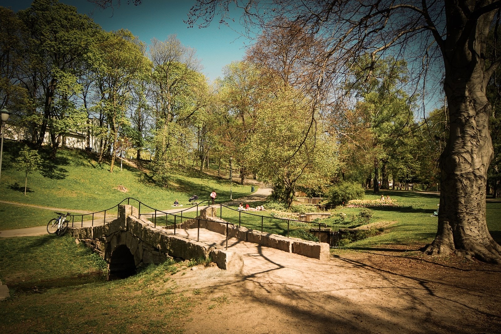 St. Hanshaugen park, en av byens mest populære oaser, ligger i umiddelbar nærhet. Galleribilde