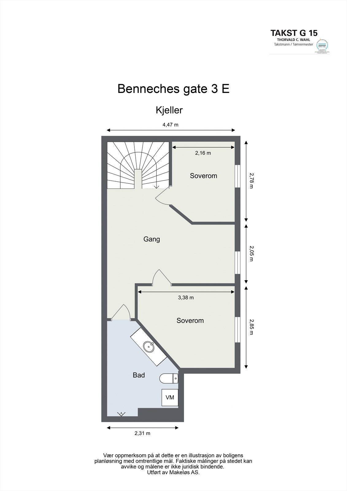 Plantegning av kjelleretasjen. Galleribilde