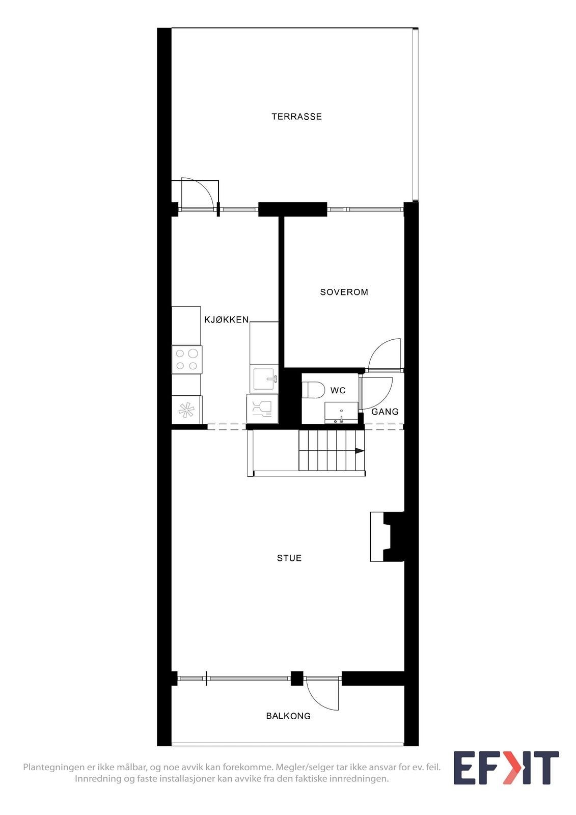 Plantegning Galleribilde