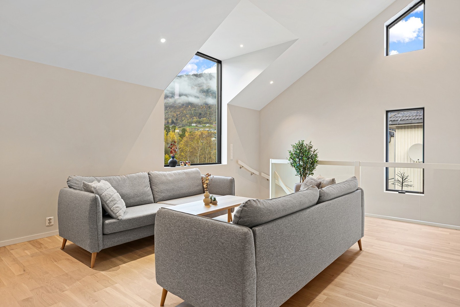 Her har man en flott loftsstue. Galleribilde