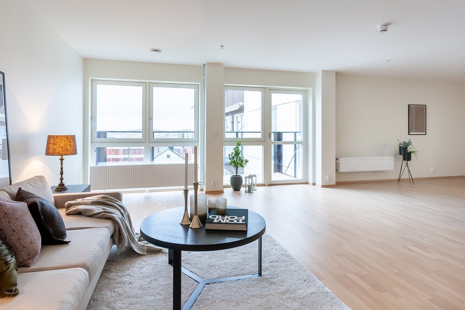 Bilde fra stue i tilsvarende leilighet (hentet fra prospekt). Galleribilde