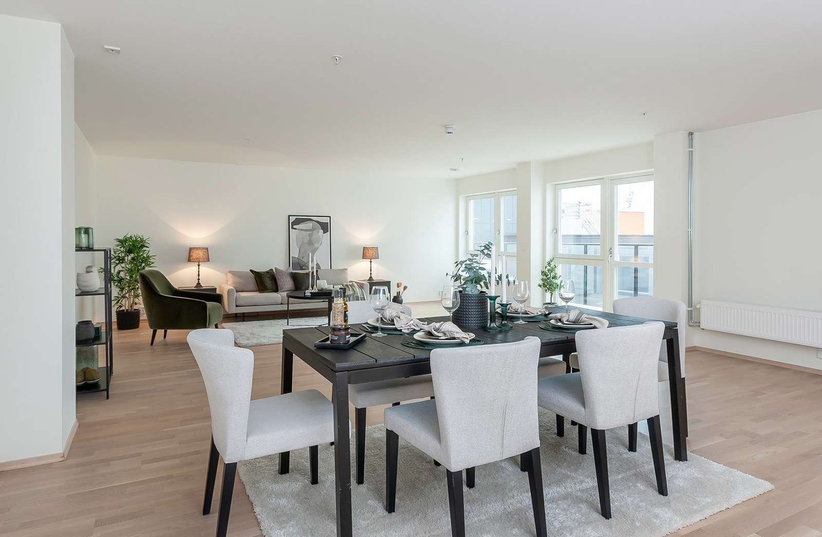 Bilde fra stue i tilsvarende leilighet (hentet fra prospekt). Galleribilde