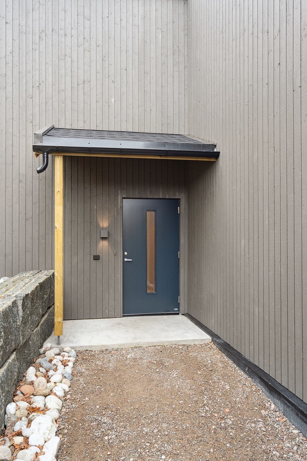 Overbygget inngangsparti Galleribilde