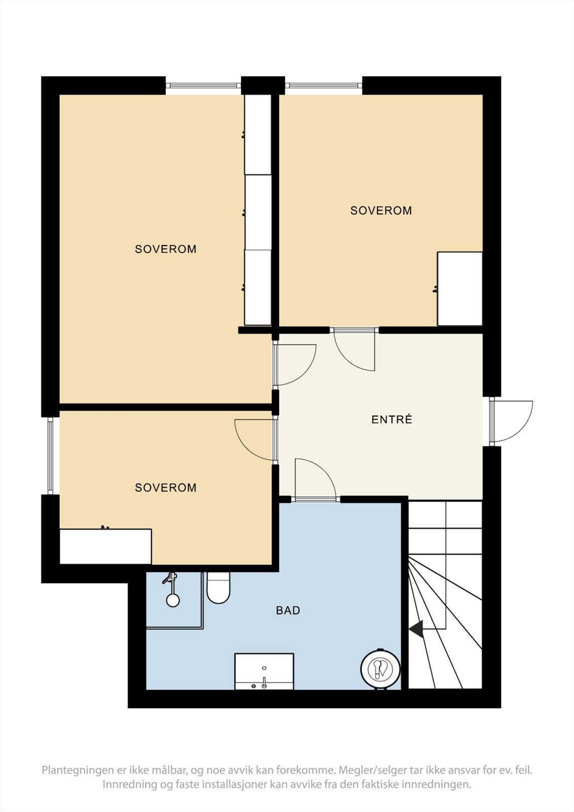 Plantegninger 1. etasje Galleribilde