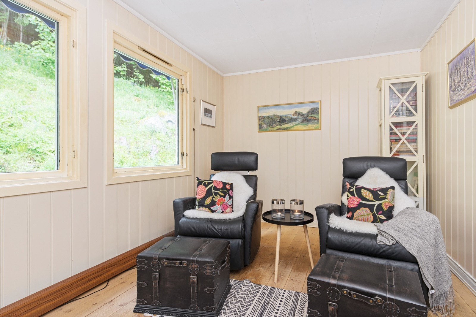 Stue nr. 2 kan benyttes som tv-stue. Galleribilde