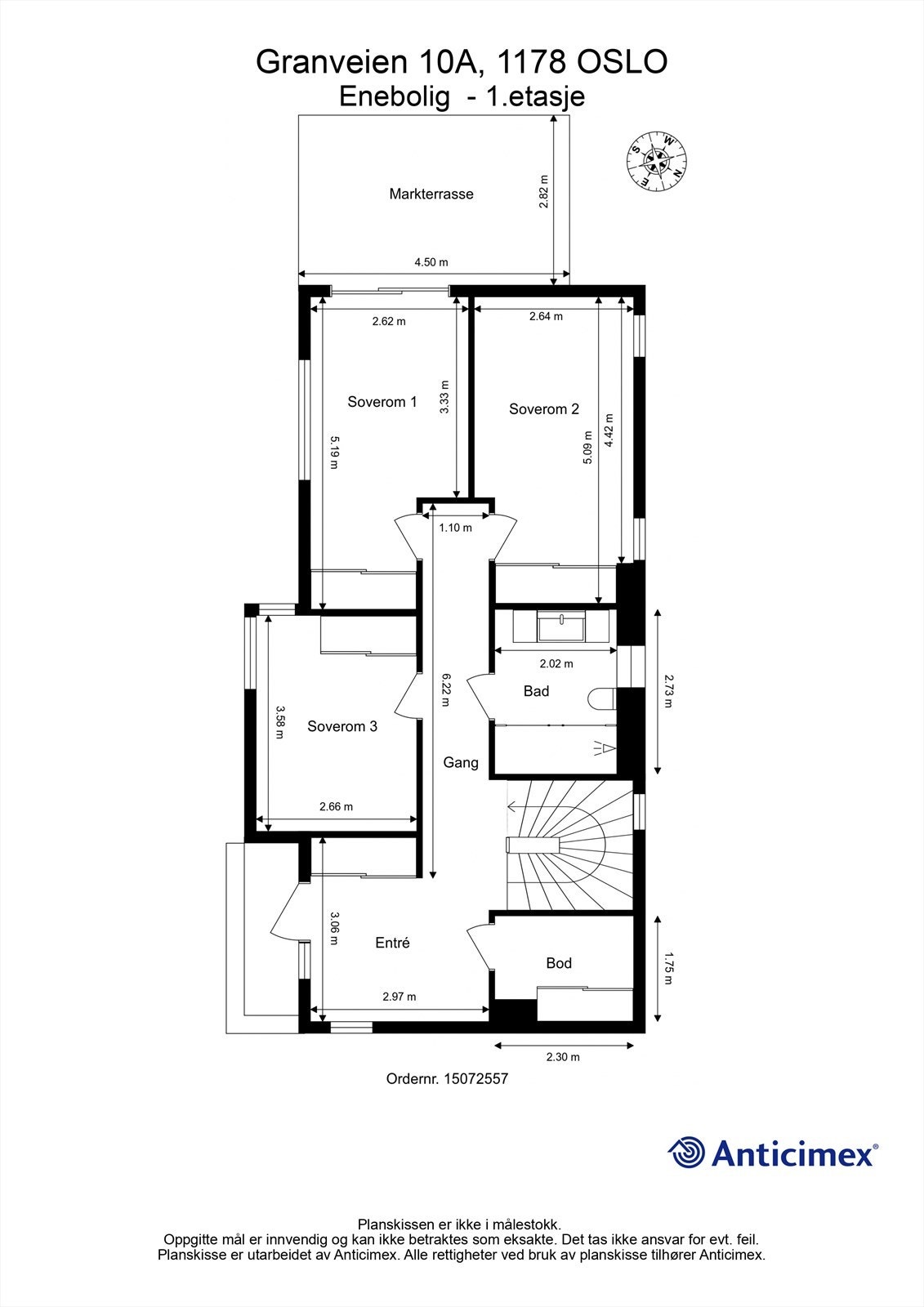 Plantegning - 1. etasje Galleribilde