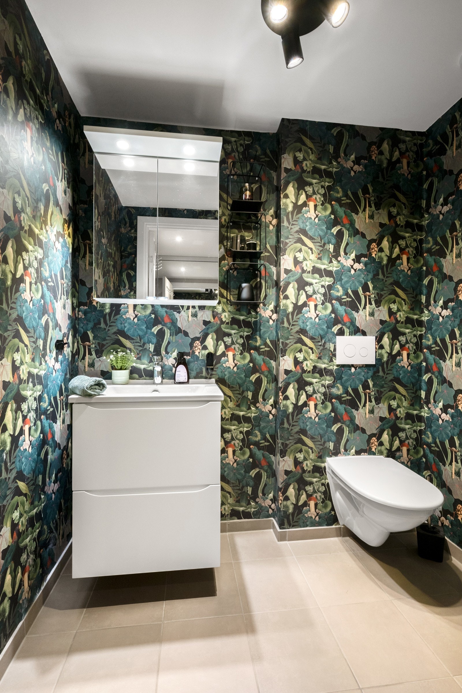 Separat toalettrom i entreen. Galleribilde