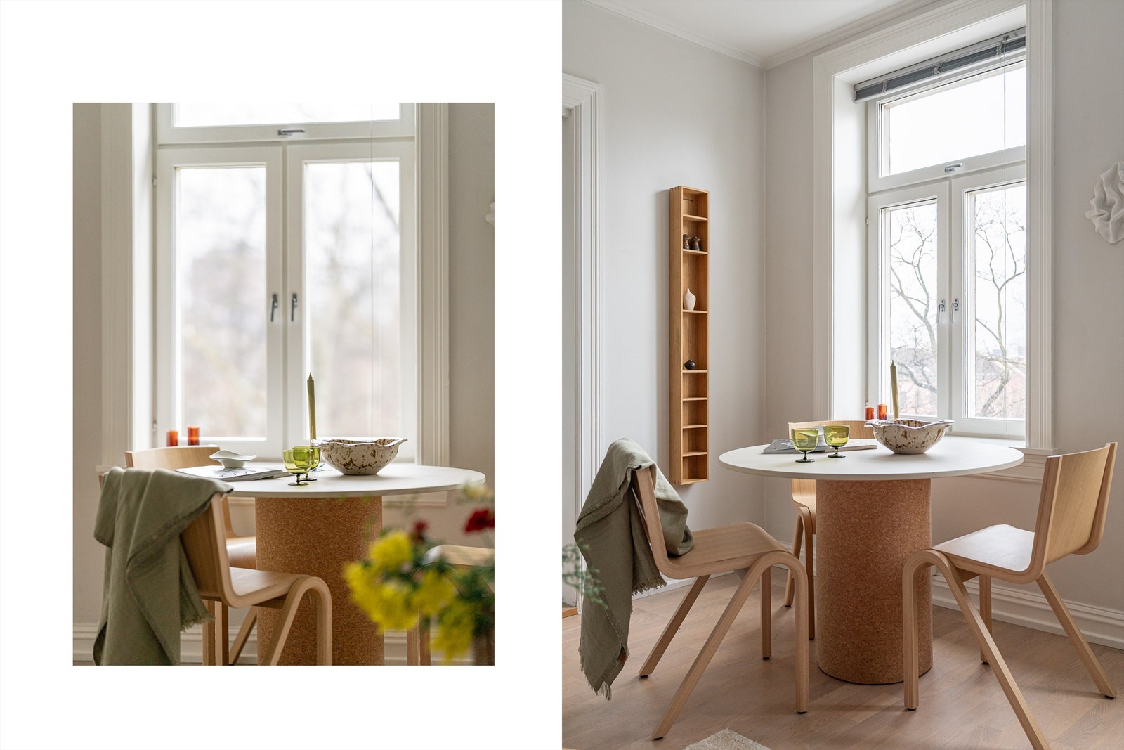 Godt med lysinnslipp fra de store vinduene. Vinduene er planlagt byttet i 2026 i forbindelse med den planlagte rehabiliteringen av fasaden. Galleribilde