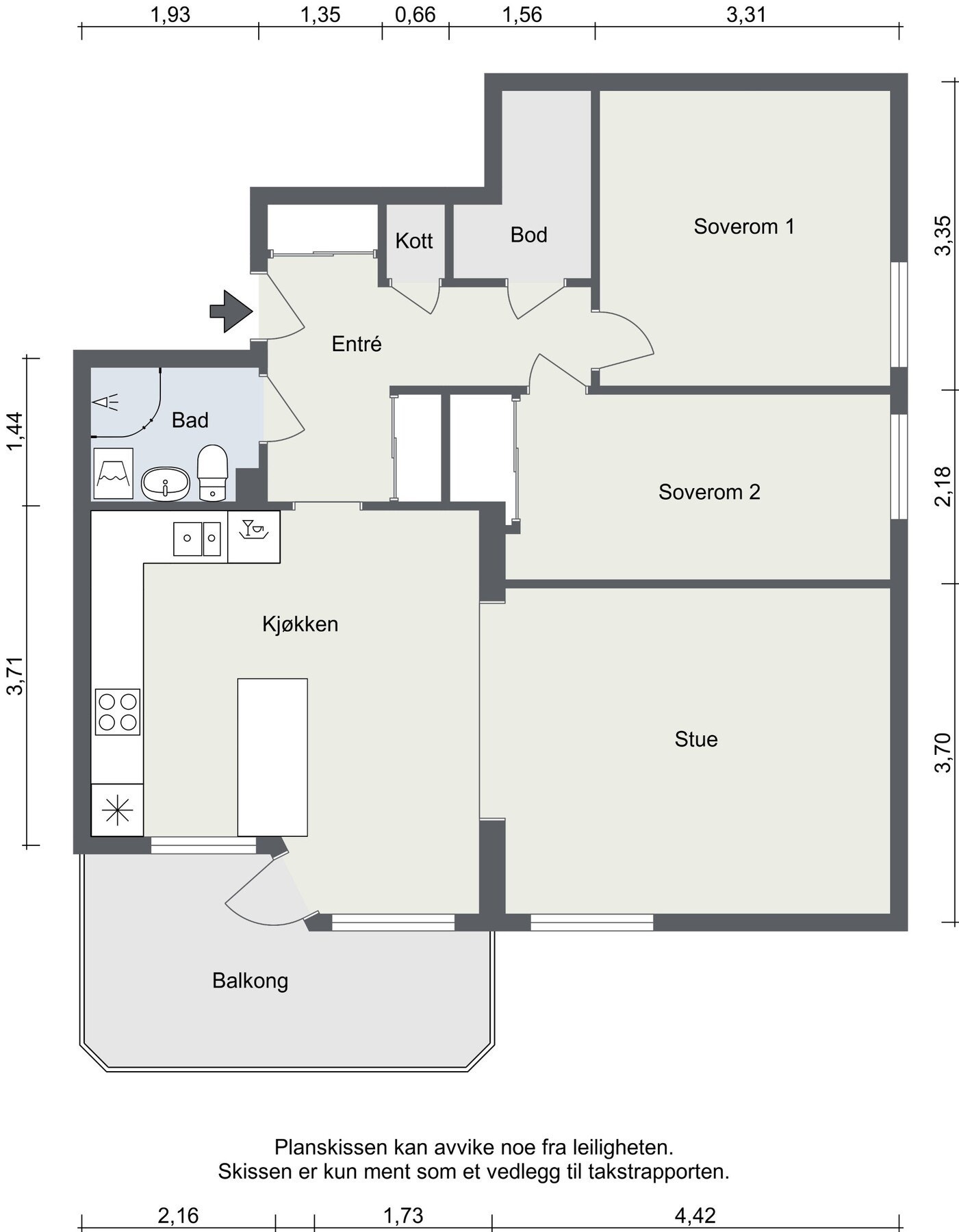 Planløsning. Galleribilde