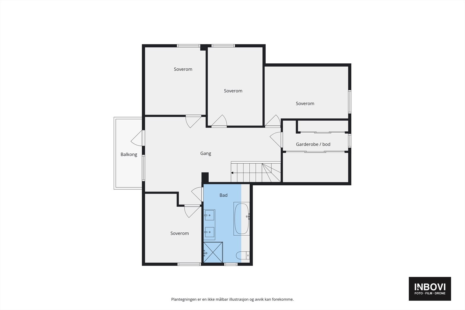 Plantegning for 2. etasje Galleribilde