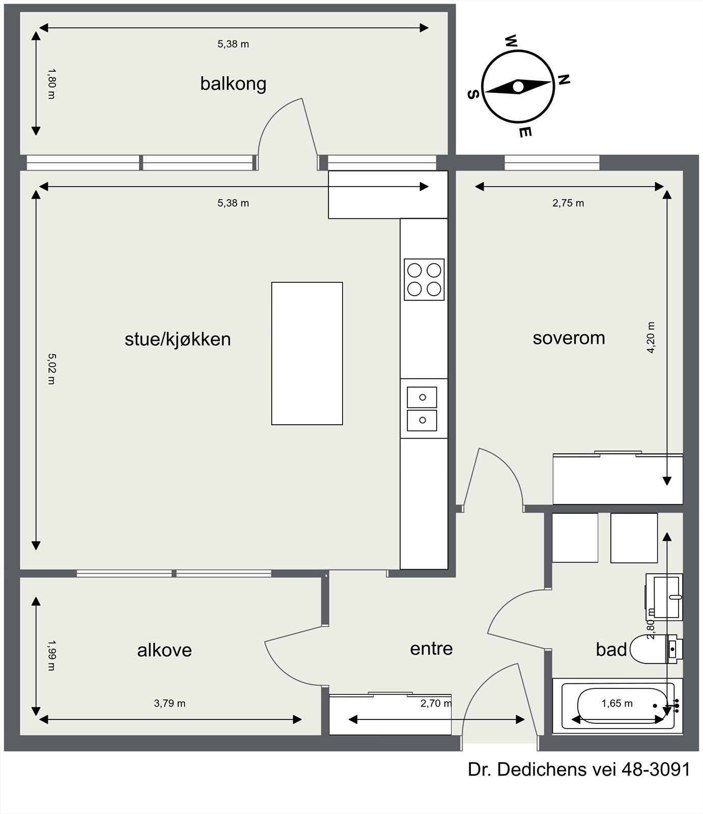 Plantegning Galleribilde
