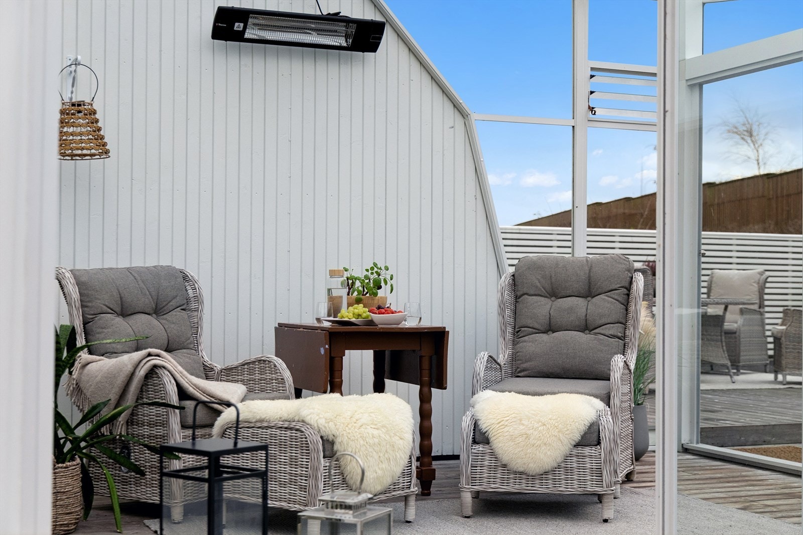 Hagestue montert av Farstad glass. Galleribilde