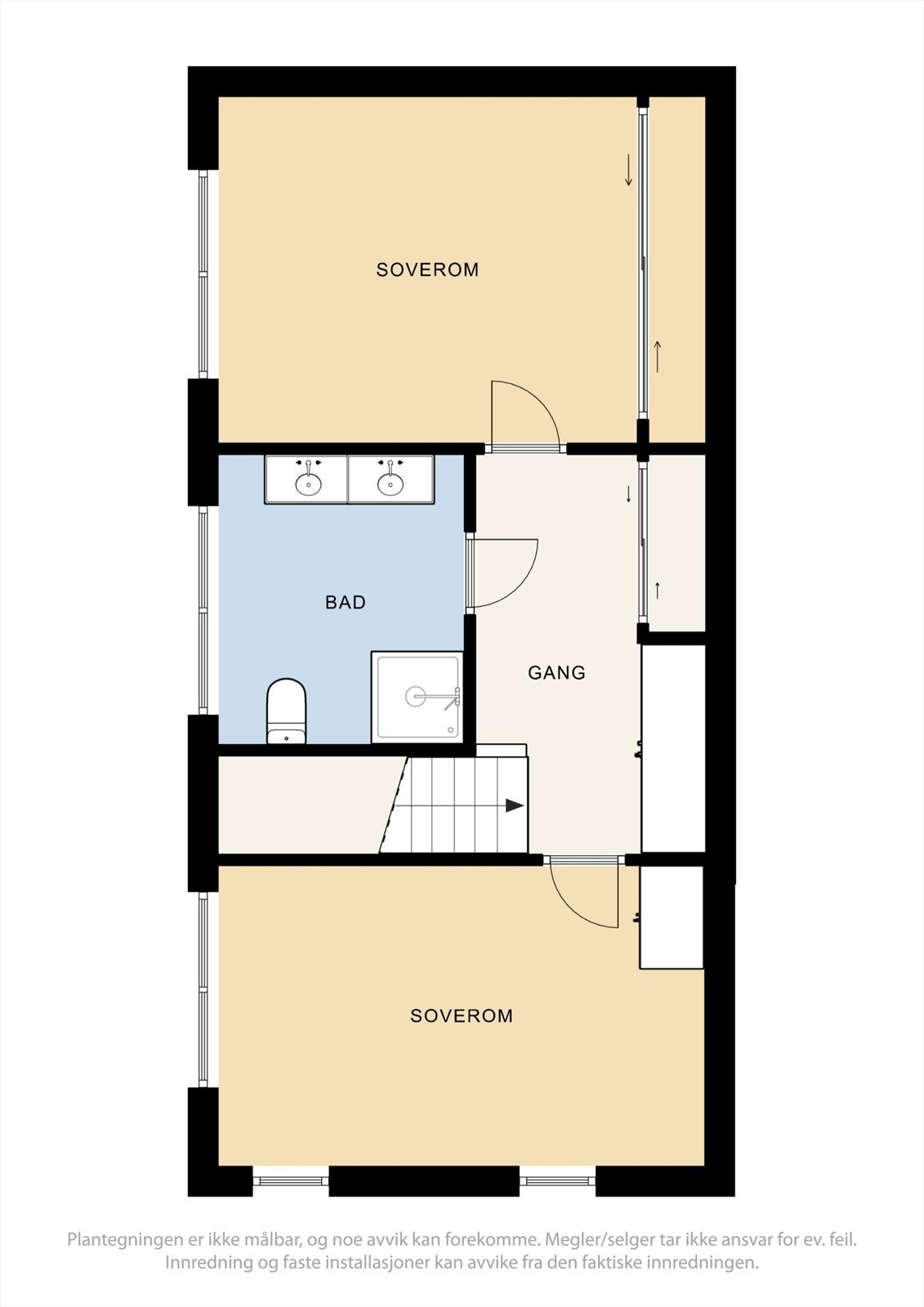 Plantegning 2. etasje. Galleribilde