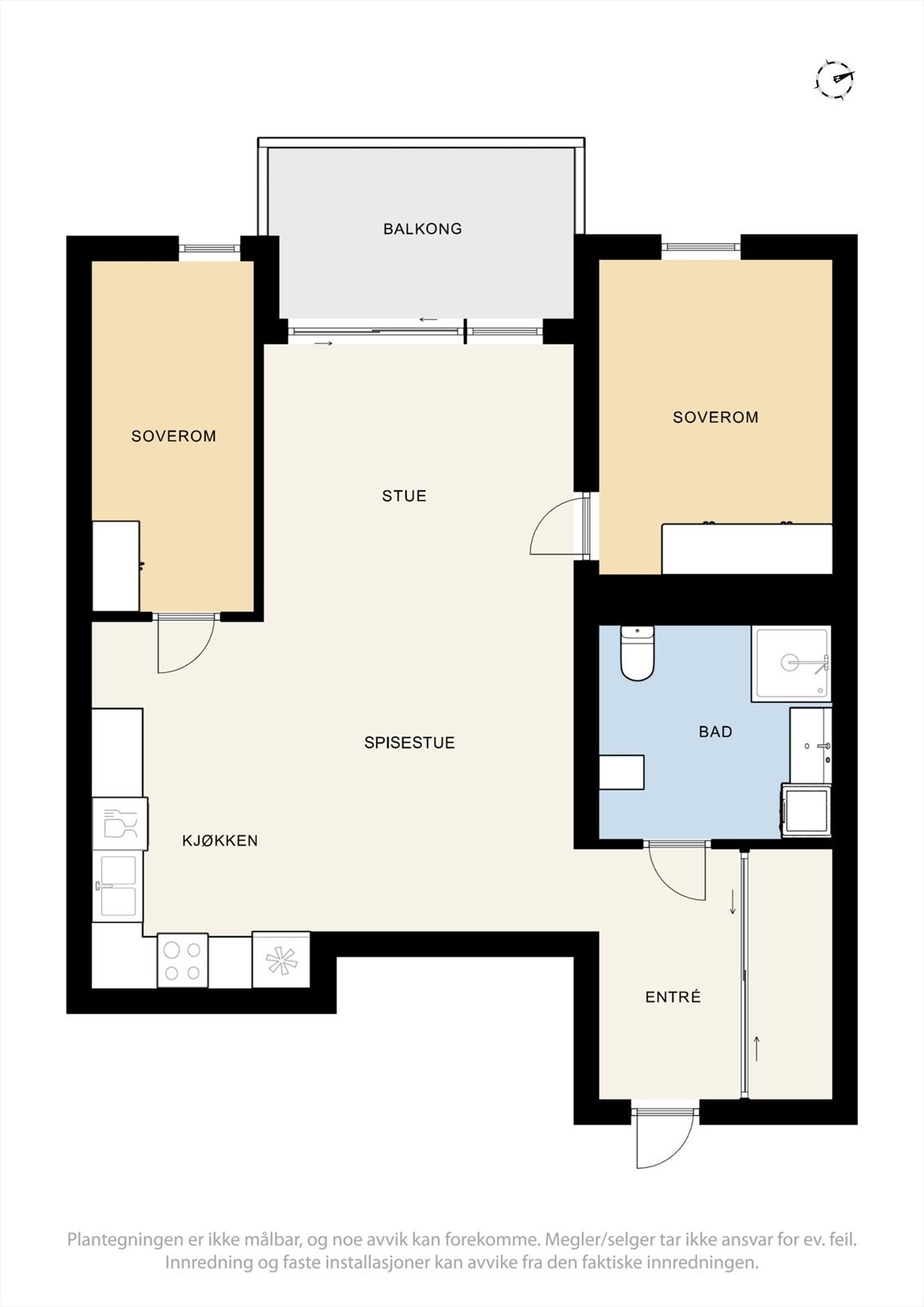 Plantegning Galleribilde