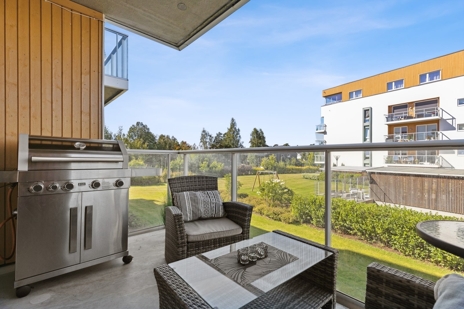 Vestvendt balkong Galleribilde