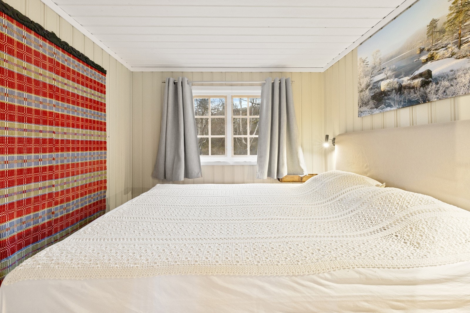 De øvrige soverommene er velegnet som gjesterom eller som hyttekontor. Soverom 2. Galleribilde