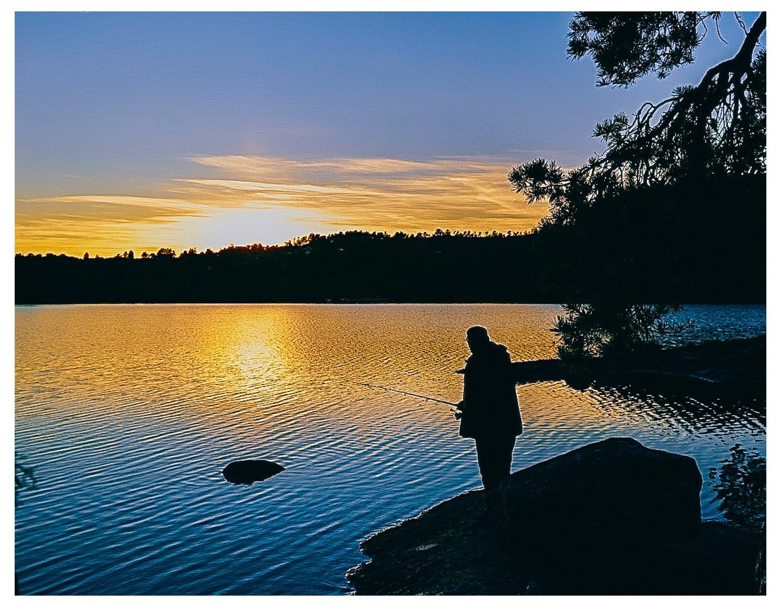 Gode fiske- og friluftsmuligheter, med rolige vann og naturopplevelser i umiddelbar nærhet. Galleribilde