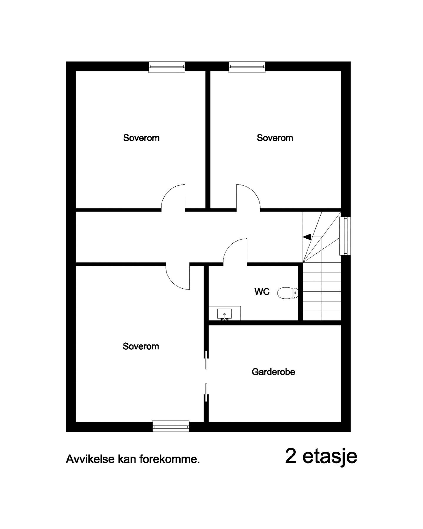 Plantegning loft Galleribilde