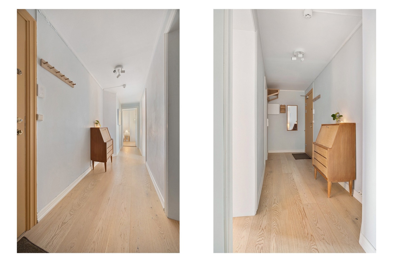 Lys og innbydende entré. Galleribilde