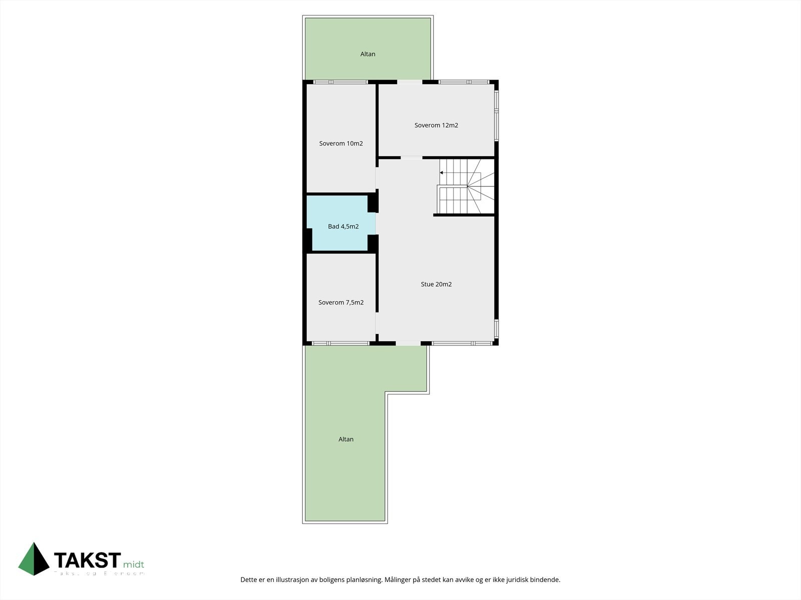 Plantegning 2.etg Galleribilde