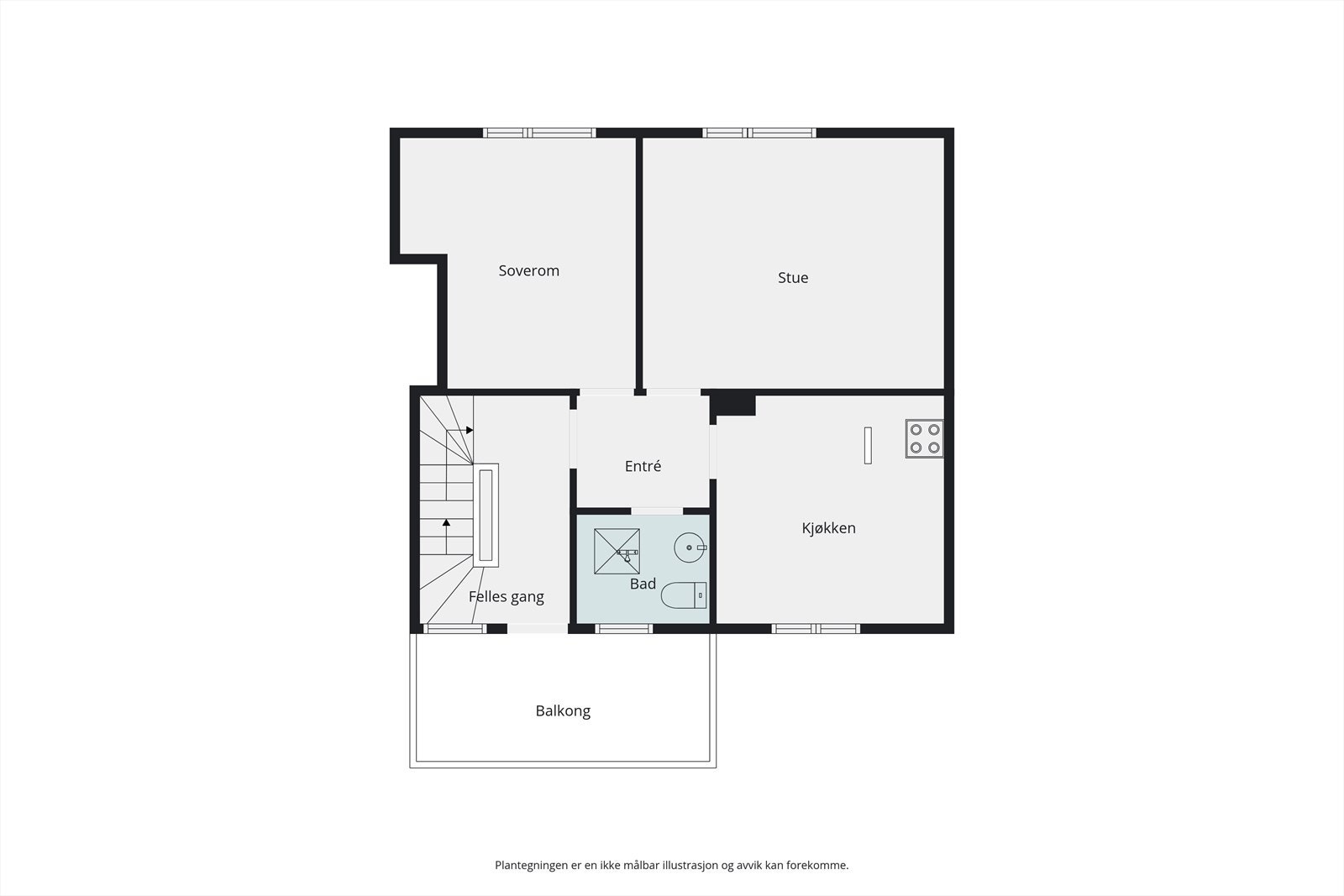 Plantegning 2.Etasje Galleribilde