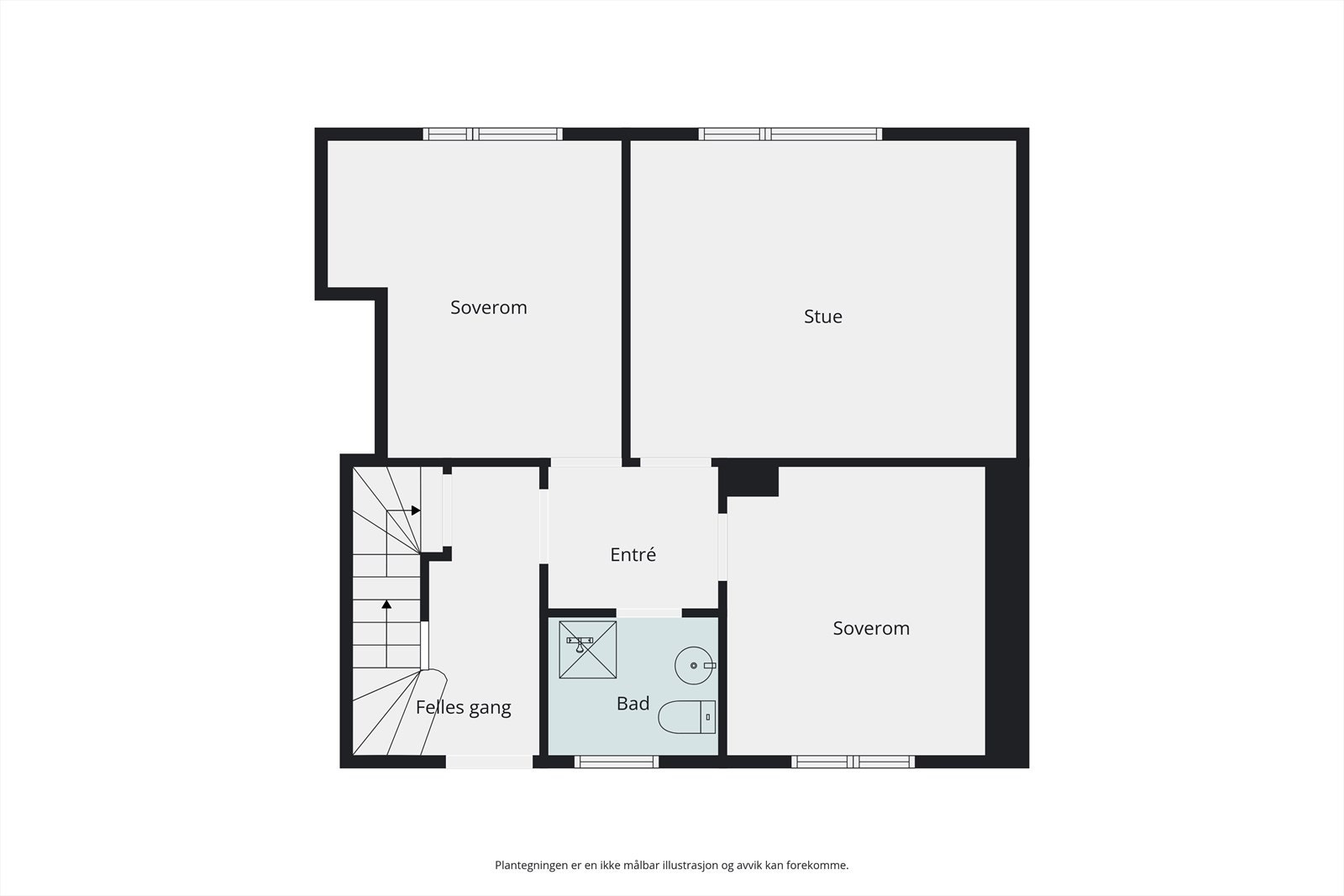 Plantegning 1.Etasje Galleribilde