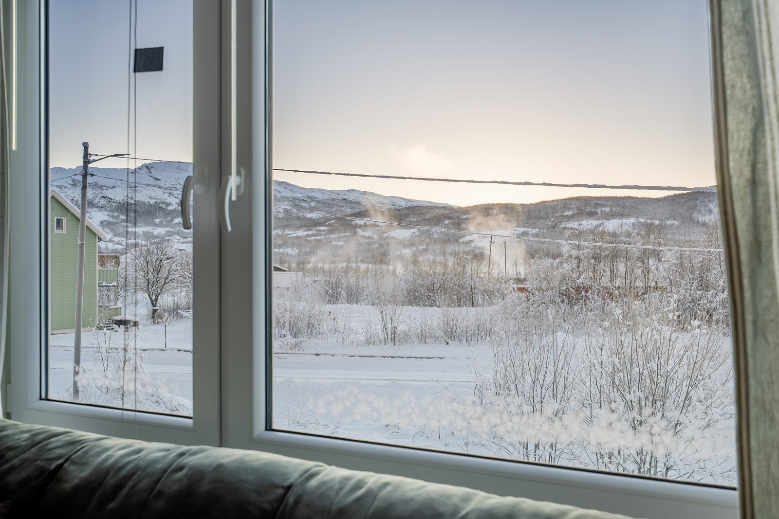 Flott utsikt fra stue Galleribilde