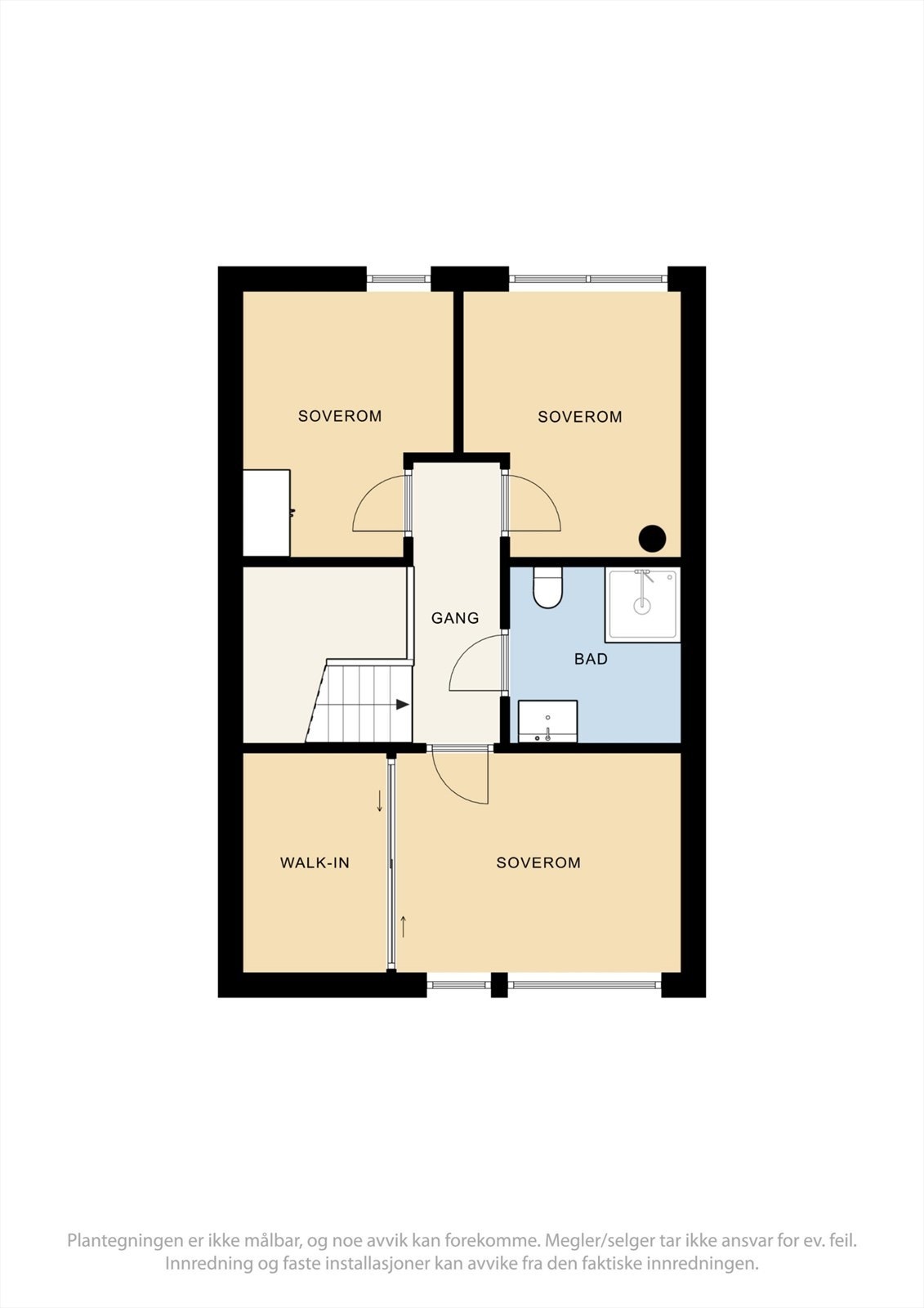 Plantegning 2. etasje Galleribilde