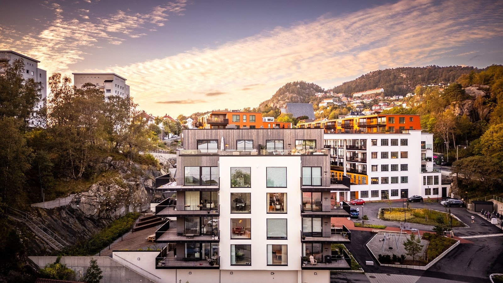 Fasadebilder. Galleribilde