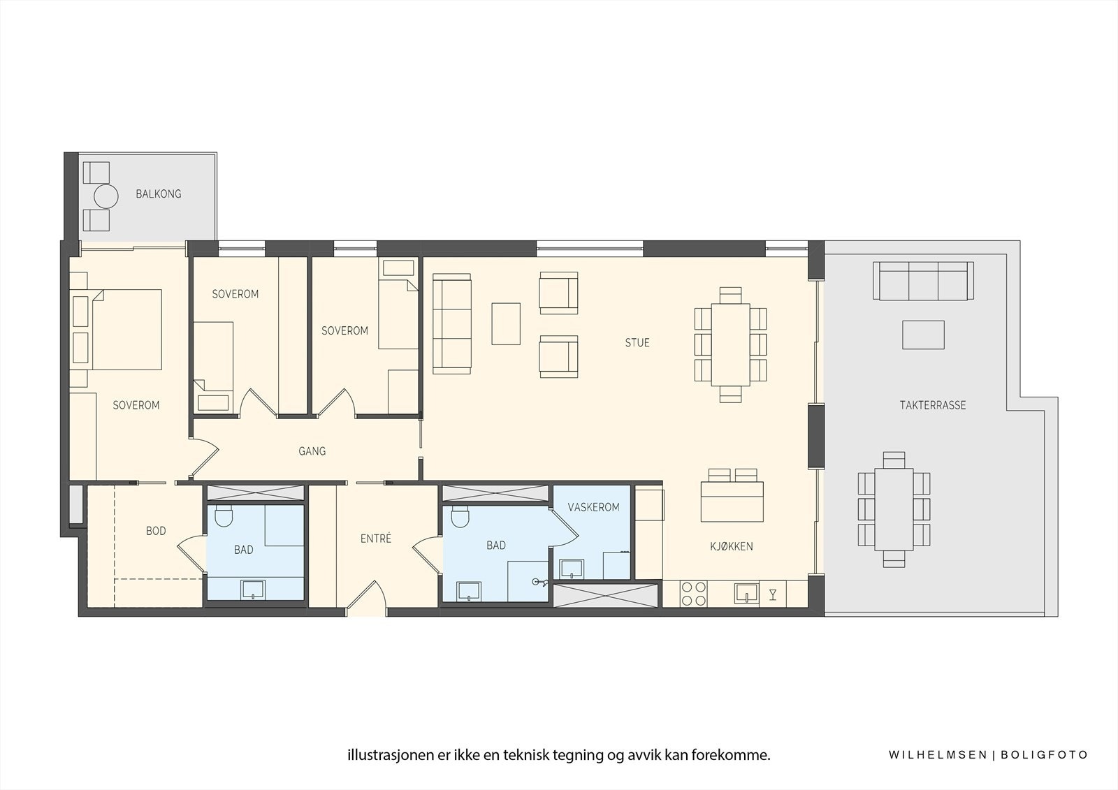 Plantegning - 6. etasje: Galleribilde