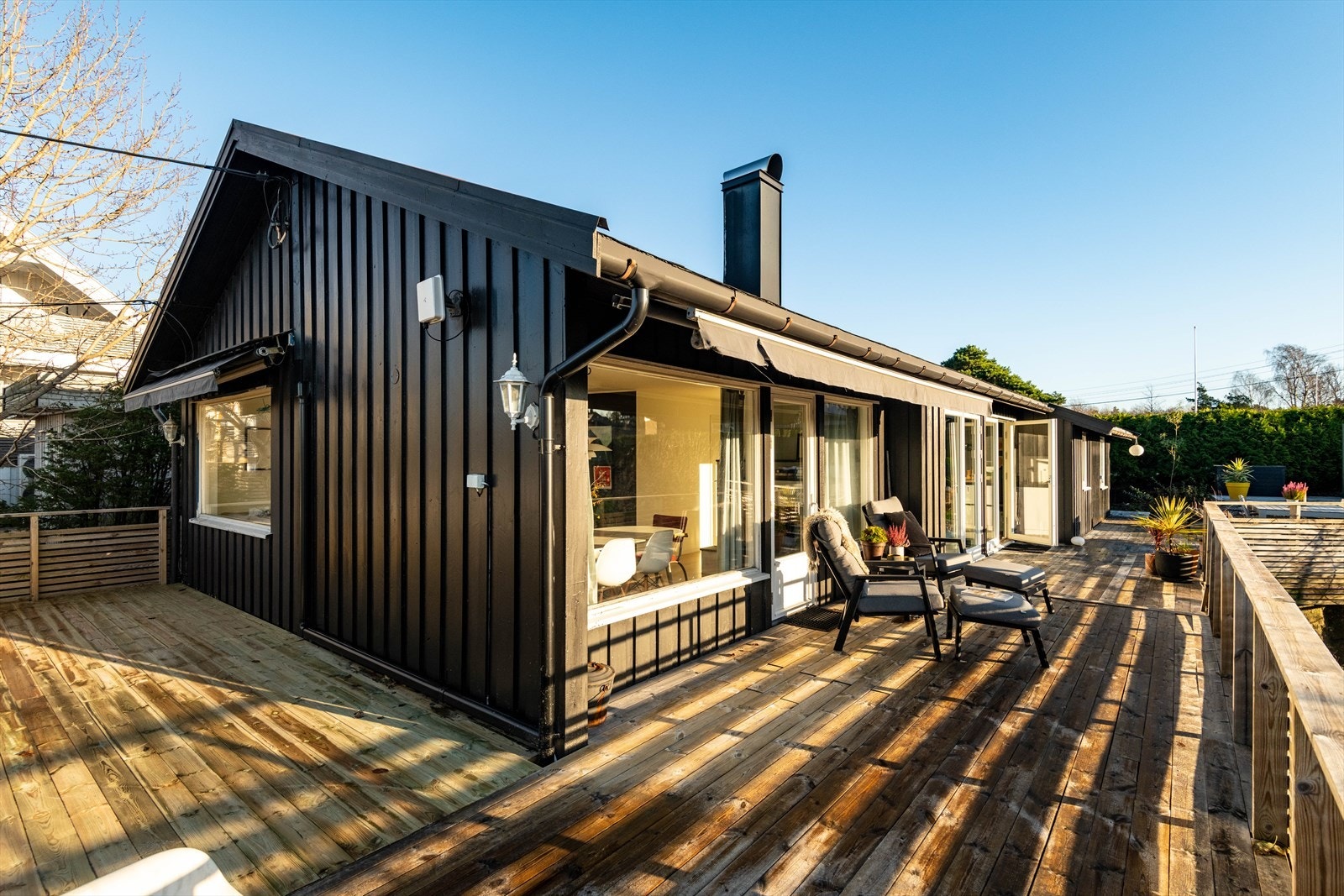 Her får du romslig uteplass og gode solforhold Galleribilde