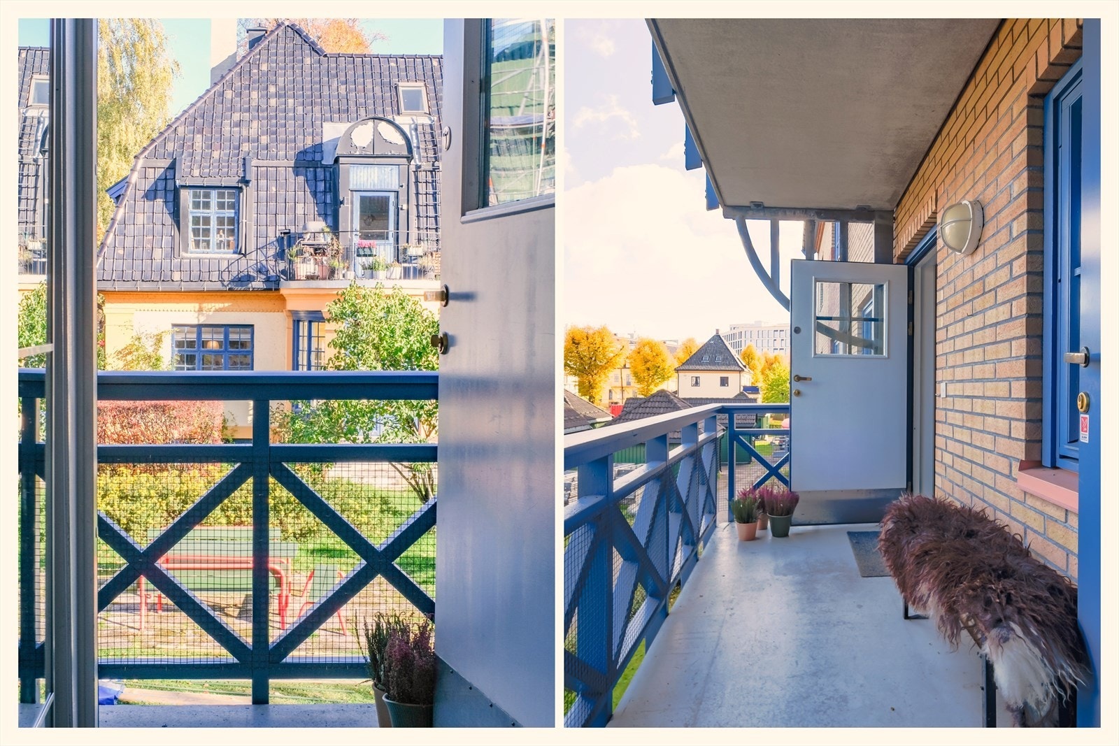 Boligen har eget privat inngangsparti Galleribilde