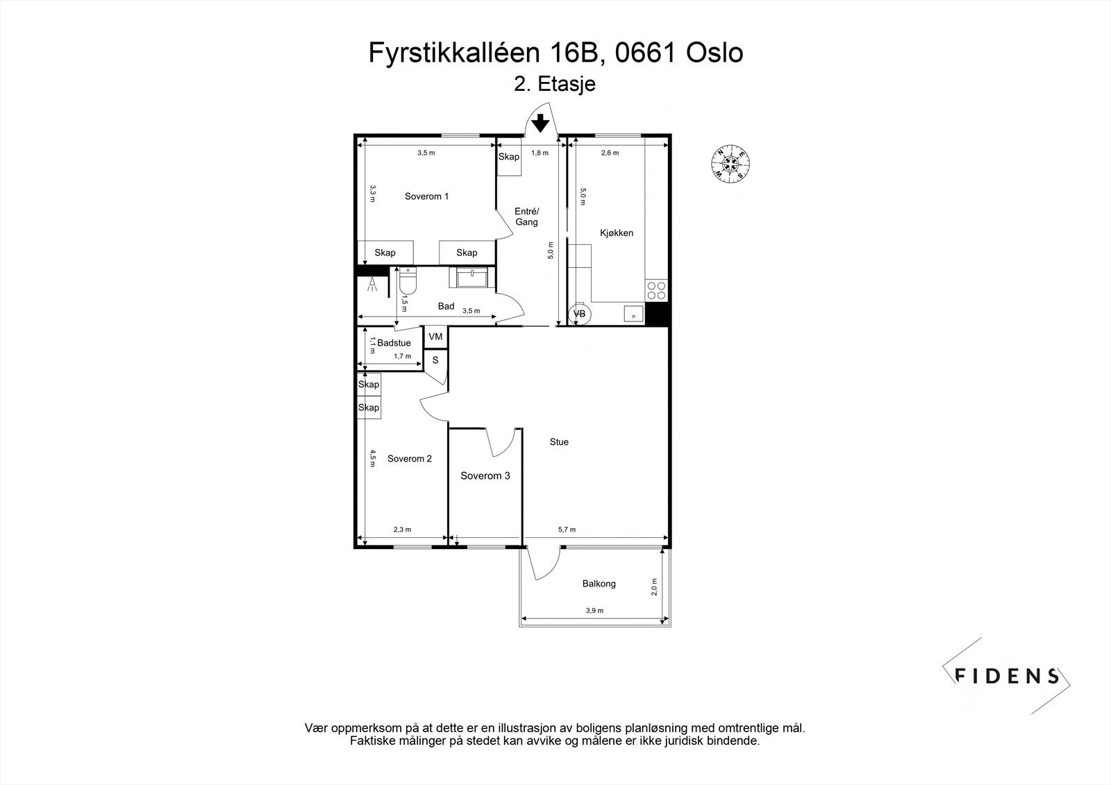 Alternativ planløsning 2 Galleribilde