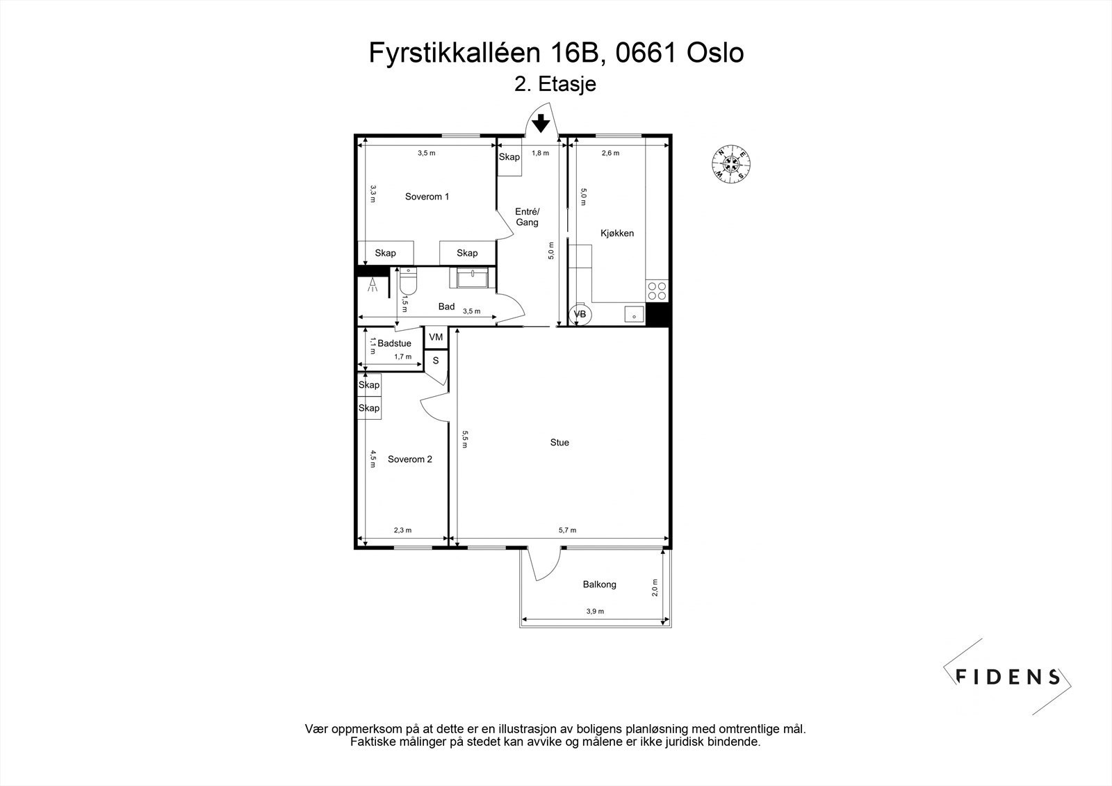 Plantegning Galleribilde