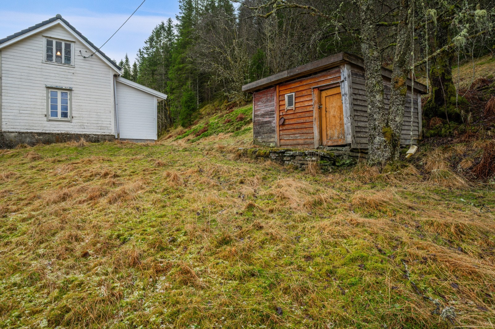 Uthus med lagringsplass. Galleribilde