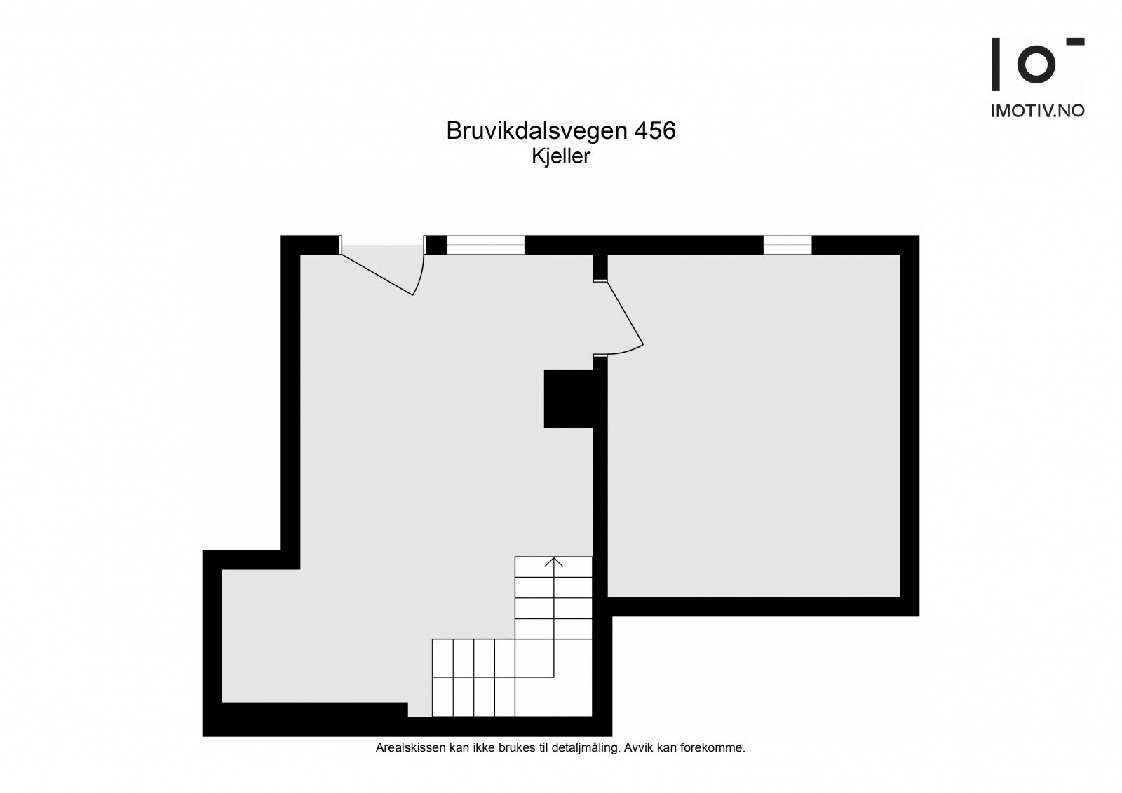 Plantegning kjeller. Galleribilde