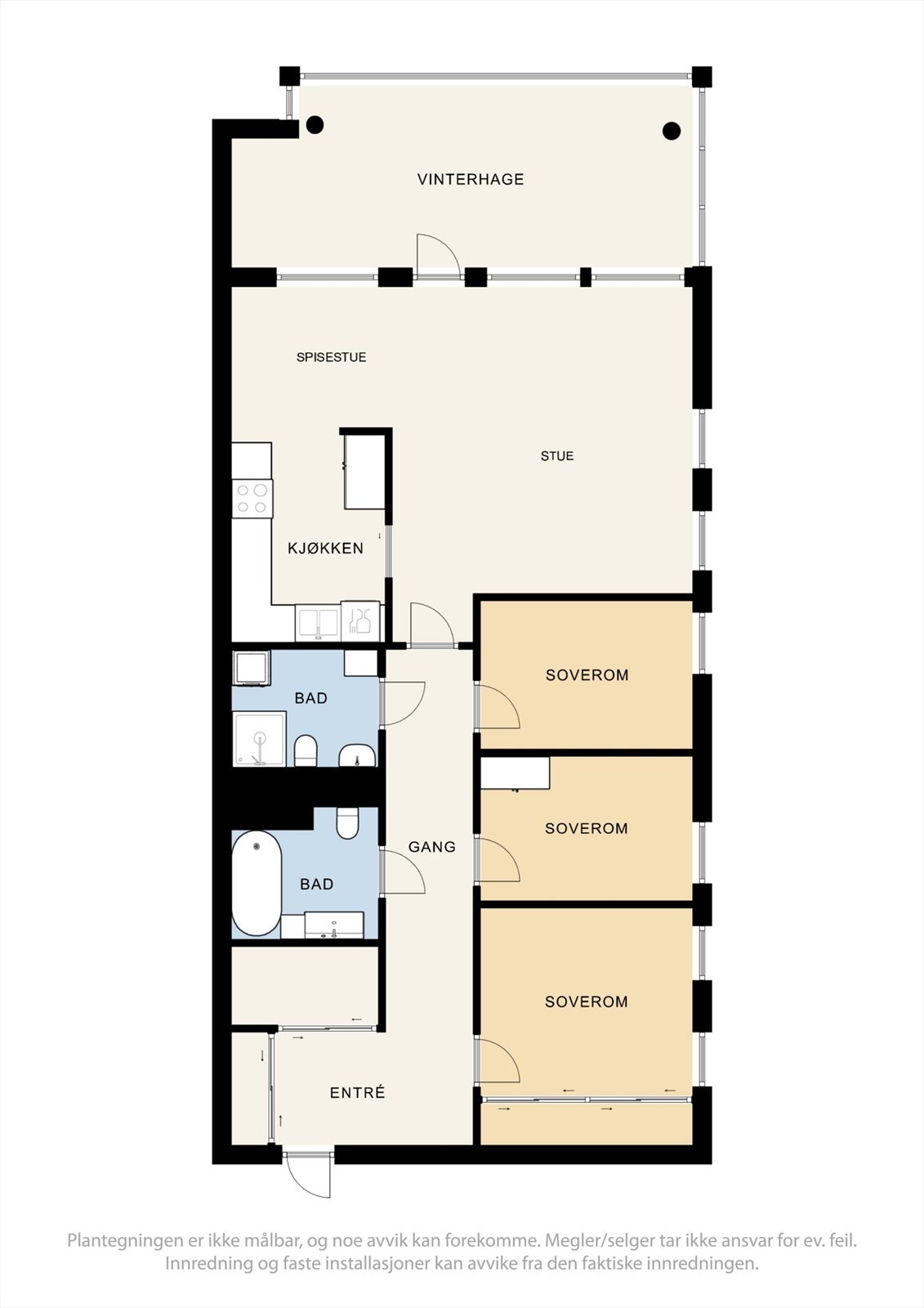 Plantegning 11.etasje Galleribilde