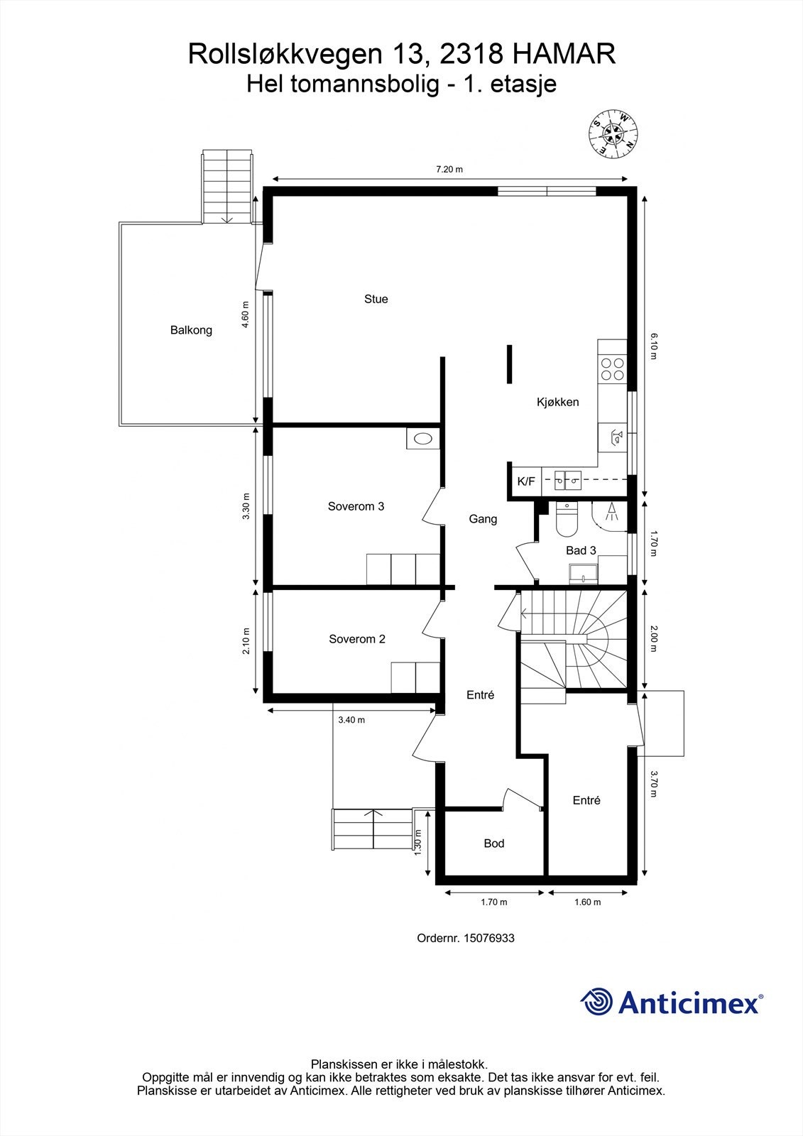 Plantegning 1. etasje. Galleribilde