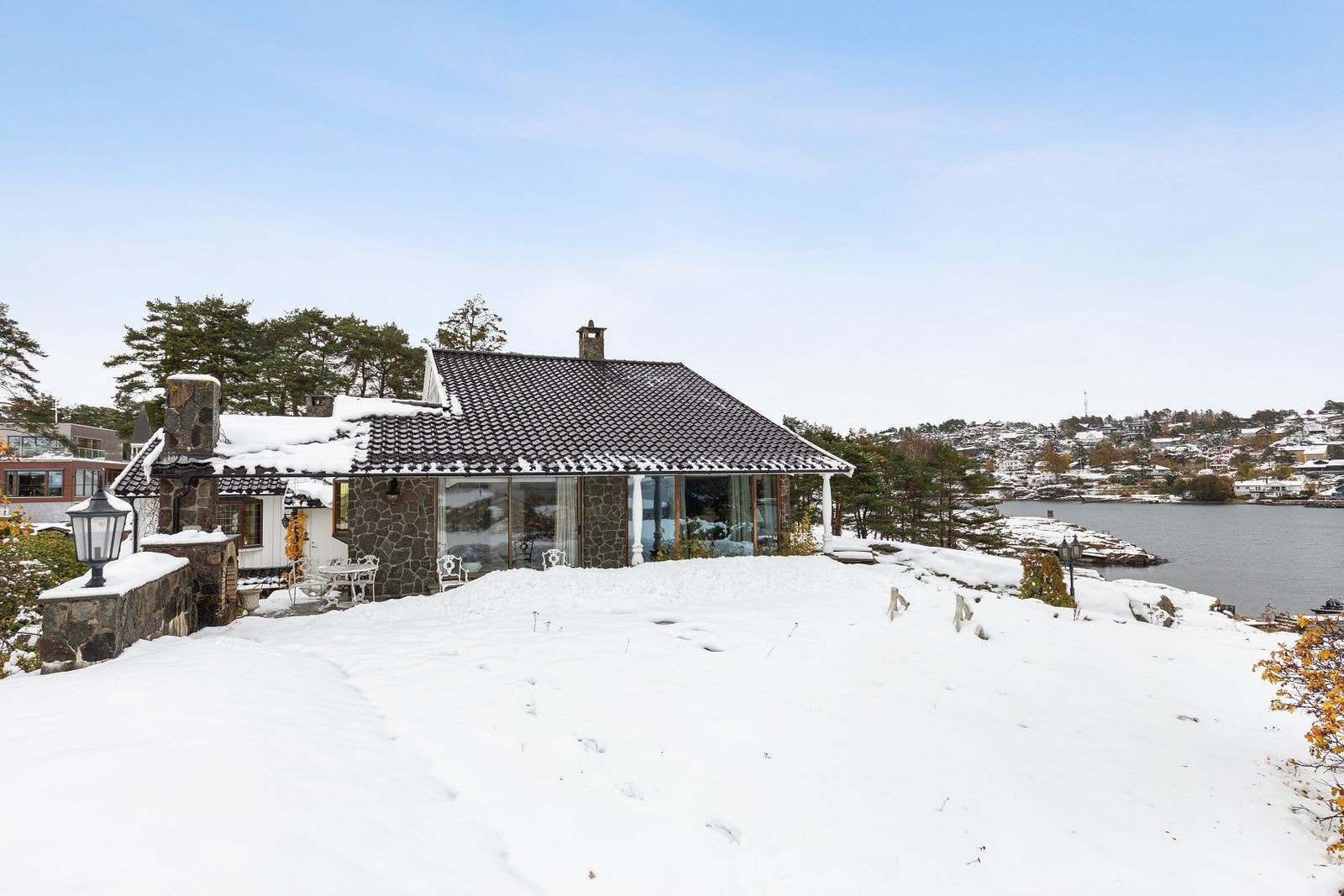 Eiendommen har en flott hage. Galleribilde